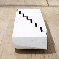 <a href=https://www.galeriegosserez.com/gosserez/artistes/loellmann-valentin.html>Valentin Loellmann </a> - Steps - 2x7 in marble